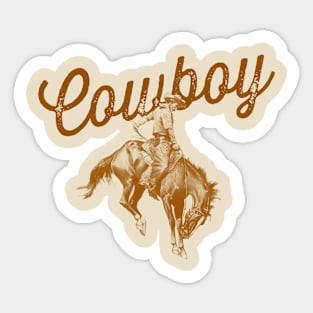 Cowboy Sticker